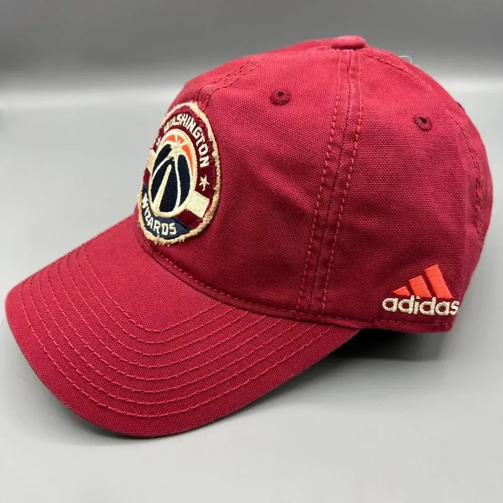 Washington Wizards Hat‎ Men Red Blue Adidas Strap Back Cap